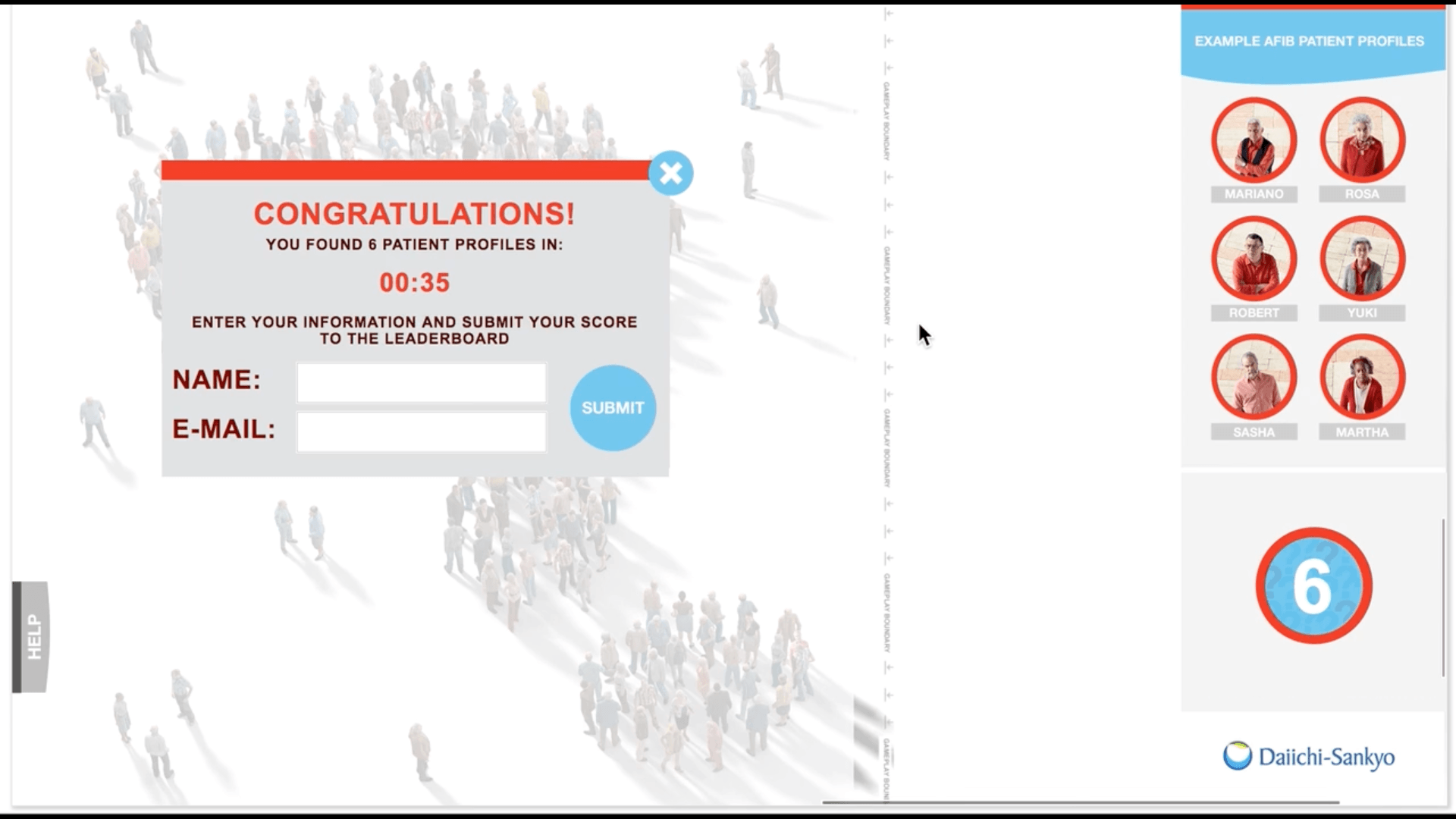 Edoxaban Kiosk Game screenshot 4